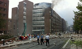 Dagbladet 22. juli 2011 kl. 15.28: «Stor eksplosjon i Oslo»